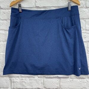 Callaway Women's Size L Blue Heather Opti-Dri Truesculpt Golf Skort Pickle